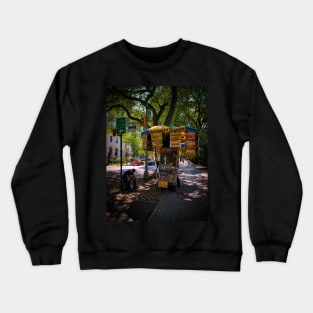 Fifth Ave Central Park Manhattan NYC Crewneck Sweatshirt